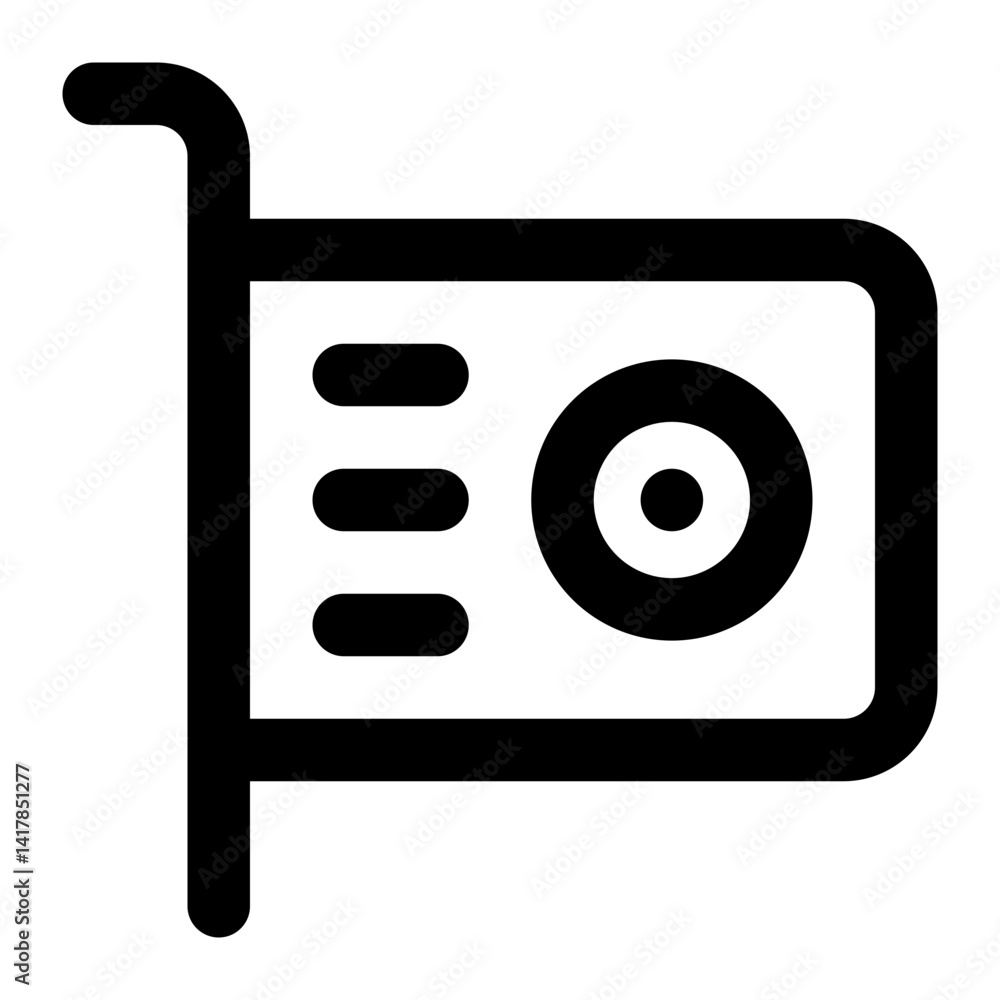 gpu icon for illustration gpu icon for illustration