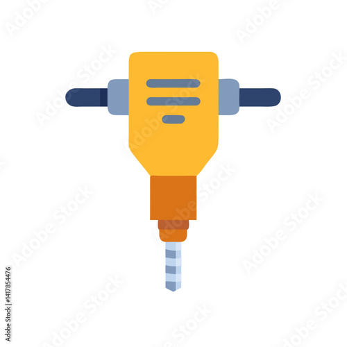  Quality jackhammer icon design for heavy machinery
