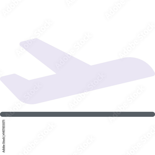 Flight single vector illustration icon