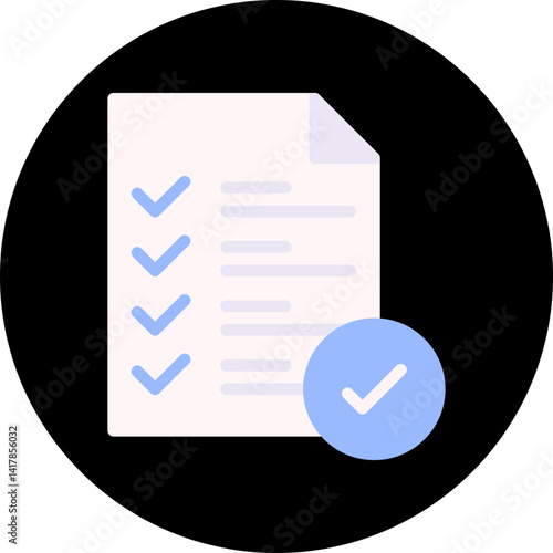 Checking free single vector illustration icon