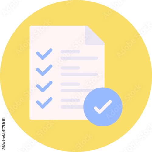 Checking free single vector illustration icon