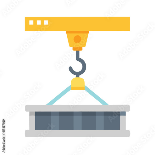  Modern overhead crane icon design for lifting applications