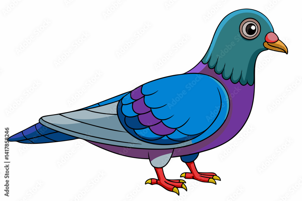 Cute Bird Vector Line Art – Cartoon Clipart Animal Logo Icon on White Background Cute Bird Vector Line Art – Cartoon Clipart Animal Logo Icon on White Background