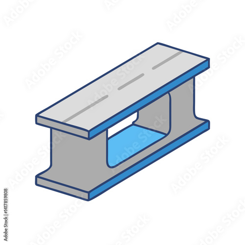  Quality precast concrete bridge beam icon for structural design