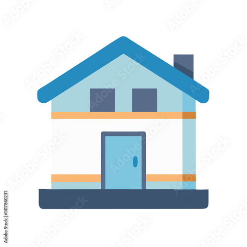  Distinctive prefabricated house icon representation for various projects