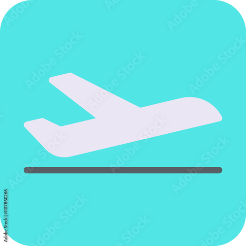 Flight single vector illustration icon