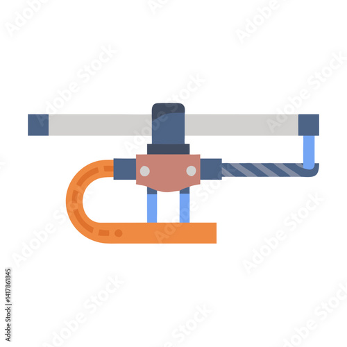  Distinctive rebar bender icon representation for various applications