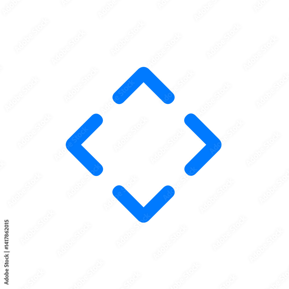 Four-Direction Chevron Icon Four-Direction Chevron Icon