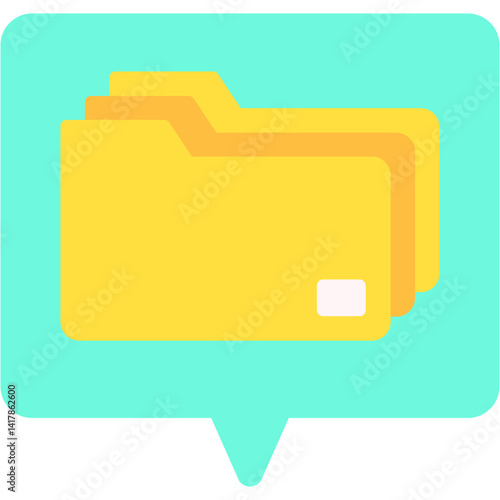 Files single vector illustration icon