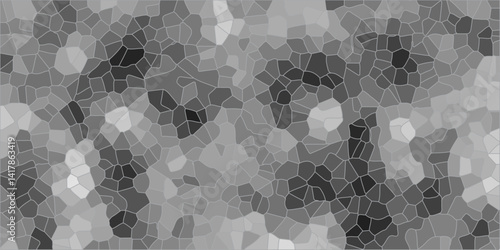 Light gray and white Broken Stained Glass Background with White lines. soft gray Broken Stained-Glass Background with white lines Seamless pattern with 3d shapes vector Vintage abstract mosaic pattern