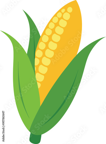 Corn with Leaves