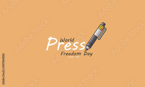 World Press Freedom Day. background, banner, card, poster, template. Vector illustration.