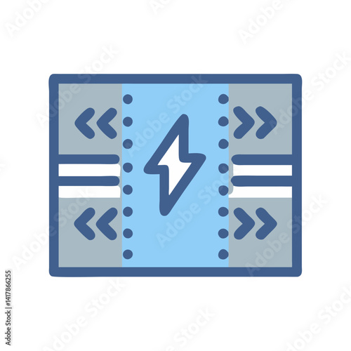  Modern seismic reinforcement icon for construction