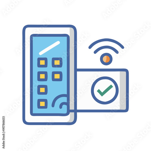  Quality smart site access control icon for construction