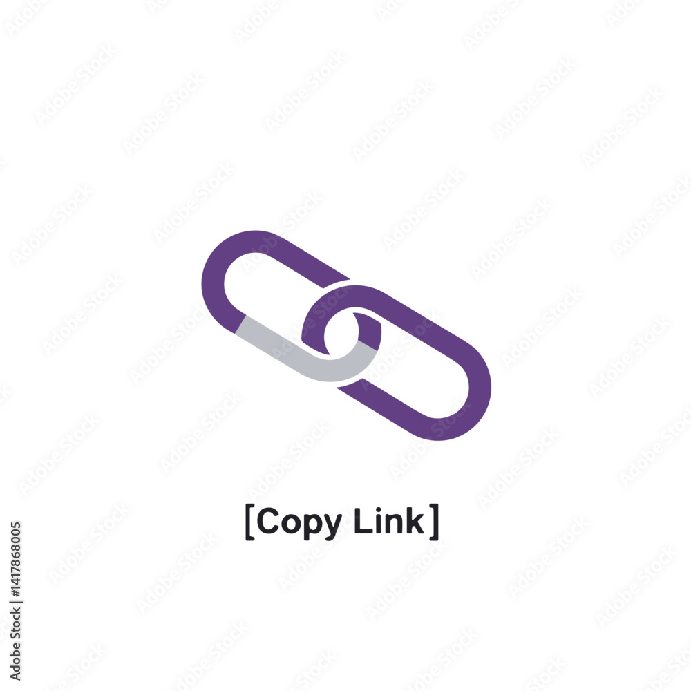 Copy link icon for communication apps and web interfaces Copy link icon for communication apps and web interfaces