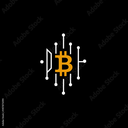 A modern, striking digital representation of the Bitcoin cryptocurrency, designed to symbolize the essence of decentralized digital currency and the future of finance.