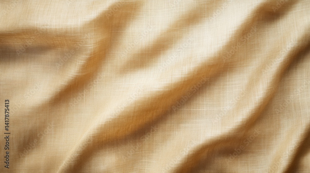 Textured Gold Fabric with Soft Folds and Shadows
Textured Gold Fabric with Soft Folds and Shadows
