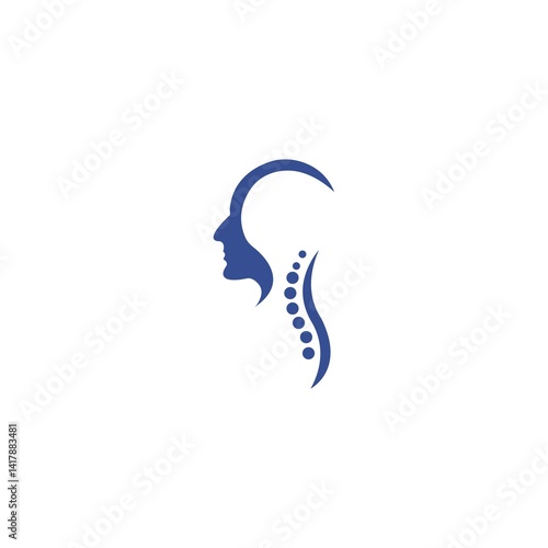 Neurosurgery vector logo template design