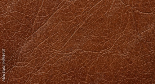 Wallpaper Mural Rich brown leather texture background showcasing intricate patterns Torontodigital.ca