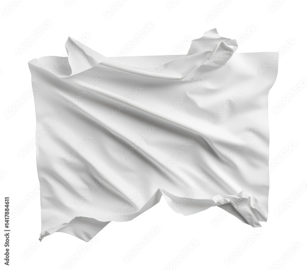 Torn white paper texture digital abstract design isolated on transparent background Torn white paper texture digital abstract design isolated on transparent background