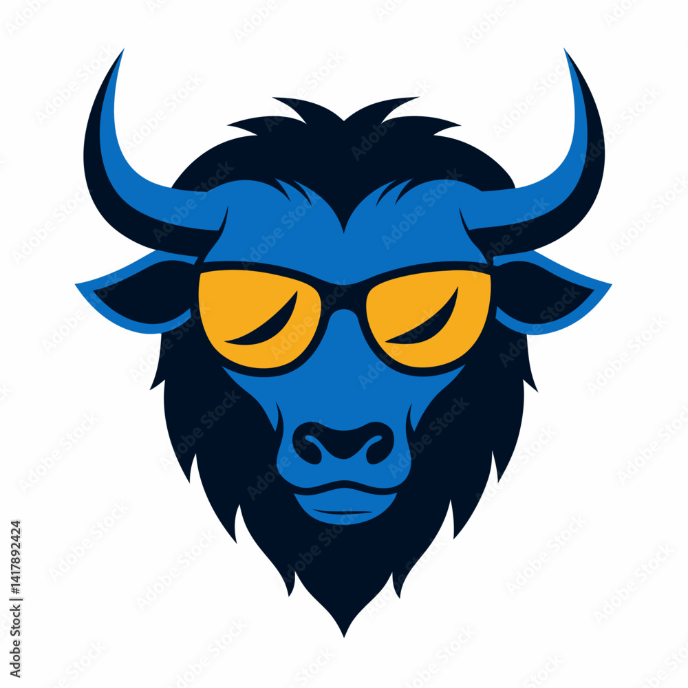 Naklejka premium vector illustration of a skull