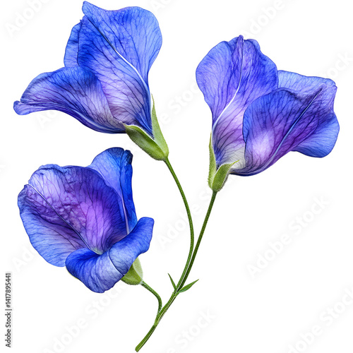 Butterfly pea flowers	
