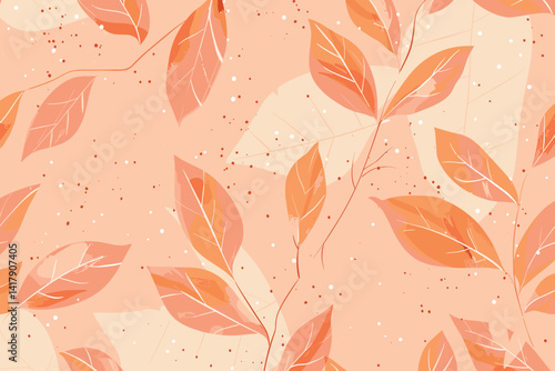 Floral seamless pattern for print, textile, fabric, apparel design. Modern stylized background with flowers.