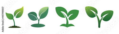 Sprout Illustrations for Growth, Nature, or Sustainability Design Projects