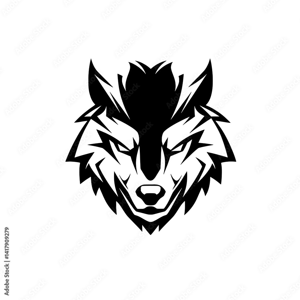Fototapeta premium Fox Head Logo Vector Illustration