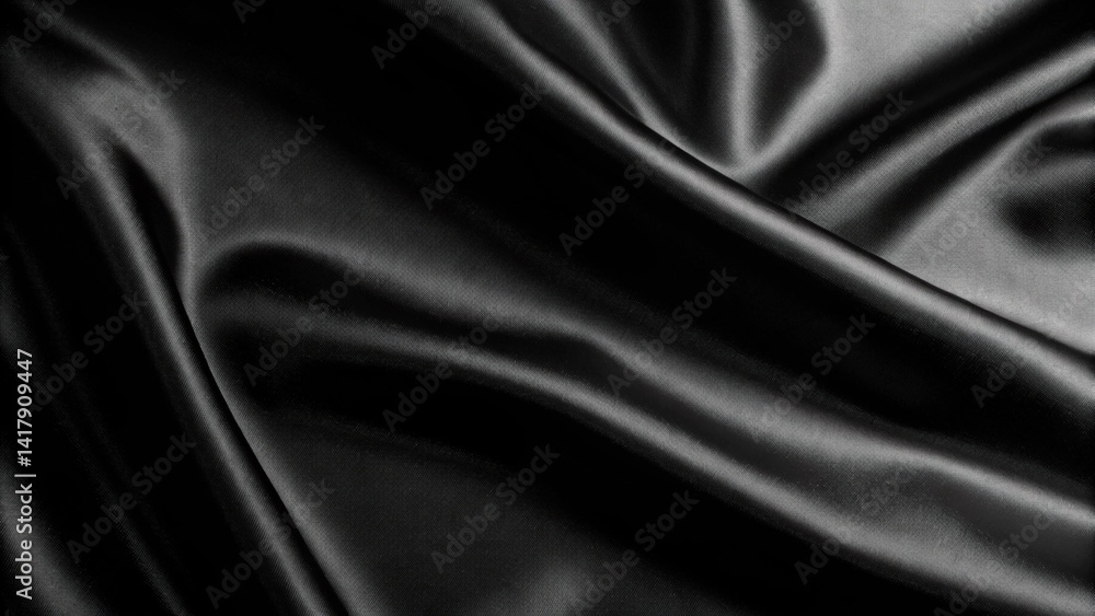 Fototapeta premium Abstract background luxury cloth or liquid wave or wavy folds of grunge silk texture satin velvet material or luxurious christmas background or elegant wallpaper design, background elegant, shiny