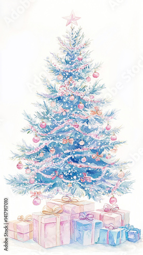 christmas tree with
]