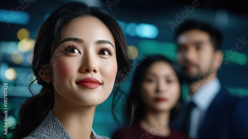 Wallpaper Mural A diverse group of professionals from various backgrounds working together in a modern, technology-enabled office environment to collaborate on a business project or initiative. Torontodigital.ca