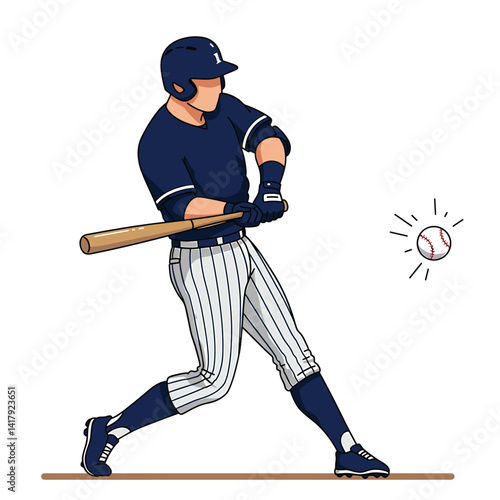 Baseball Hitter Swing