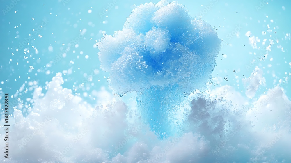 Fototapeta premium Abstract Ice Explosion