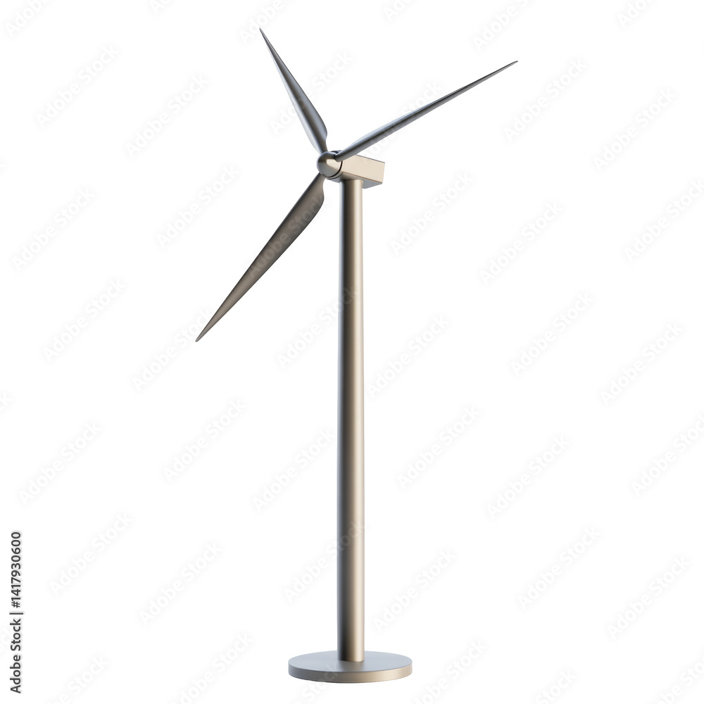 Foldable Wind Turbine Designe... on a transparent background Foldable Wind Turbine Designe... on a transparent background
