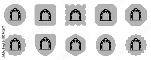 Editable wedding altar vector icon. Wedding, valentine, love, celebration. Part of a big icon set family. Perfect for web and app interfaces, presentations, infographics, etc