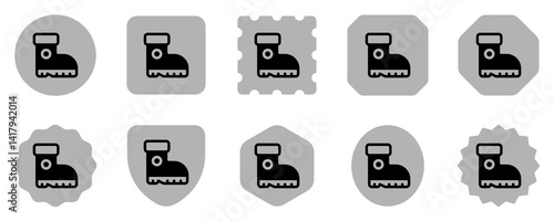 Editable boots vector icon. Outdoor, industry, gardening, heavy duty. Part of a big icon set family. Perfect for web and app interfaces, presentations, infographics, etc