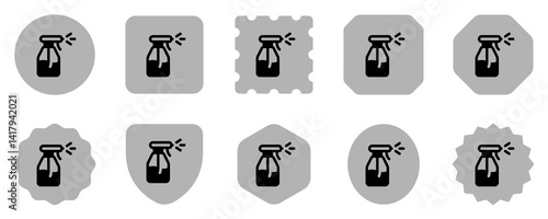Editable water sprayer, spray bottle vector icon. Gardening, lanscaping, hygiene. Part of a big icon set family. Perfect for web and app interfaces, presentations, infographics, etc