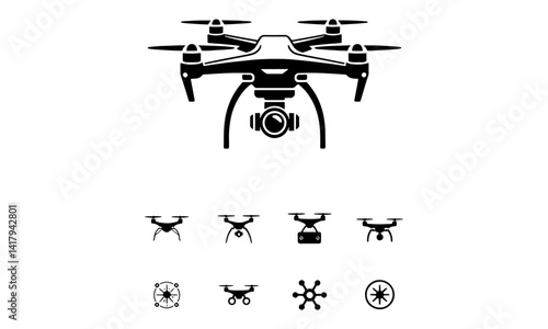 Drone vector set