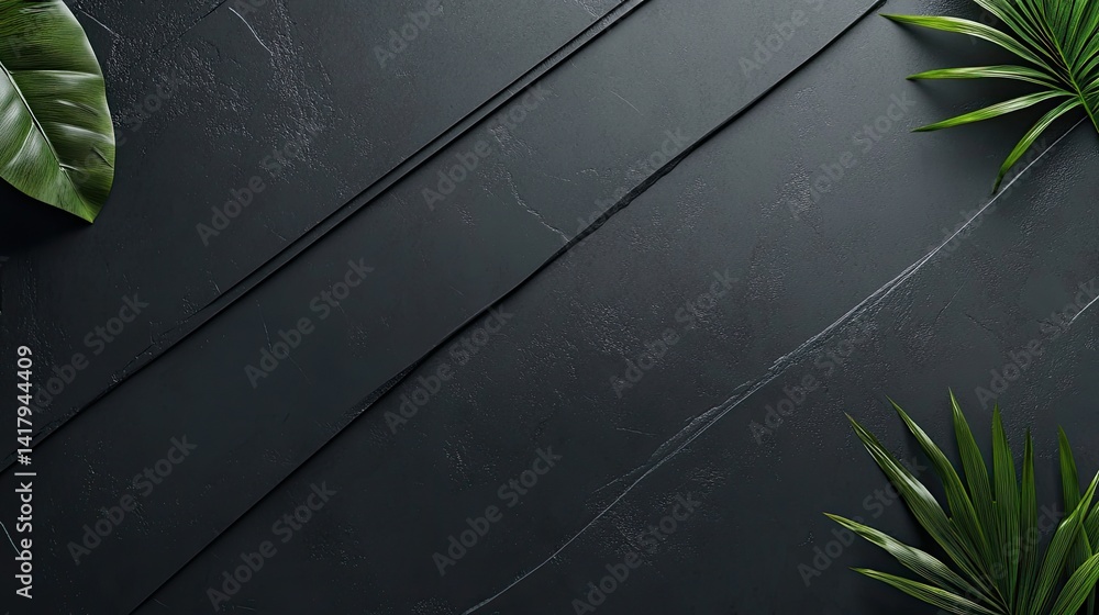 Modern sleek dark surface with fine diagonal lines, giving a premium and clean feel.