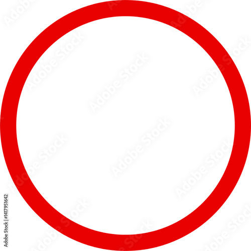 Free Download Circle Shape Caution Sign for Street Use - GFXLoad