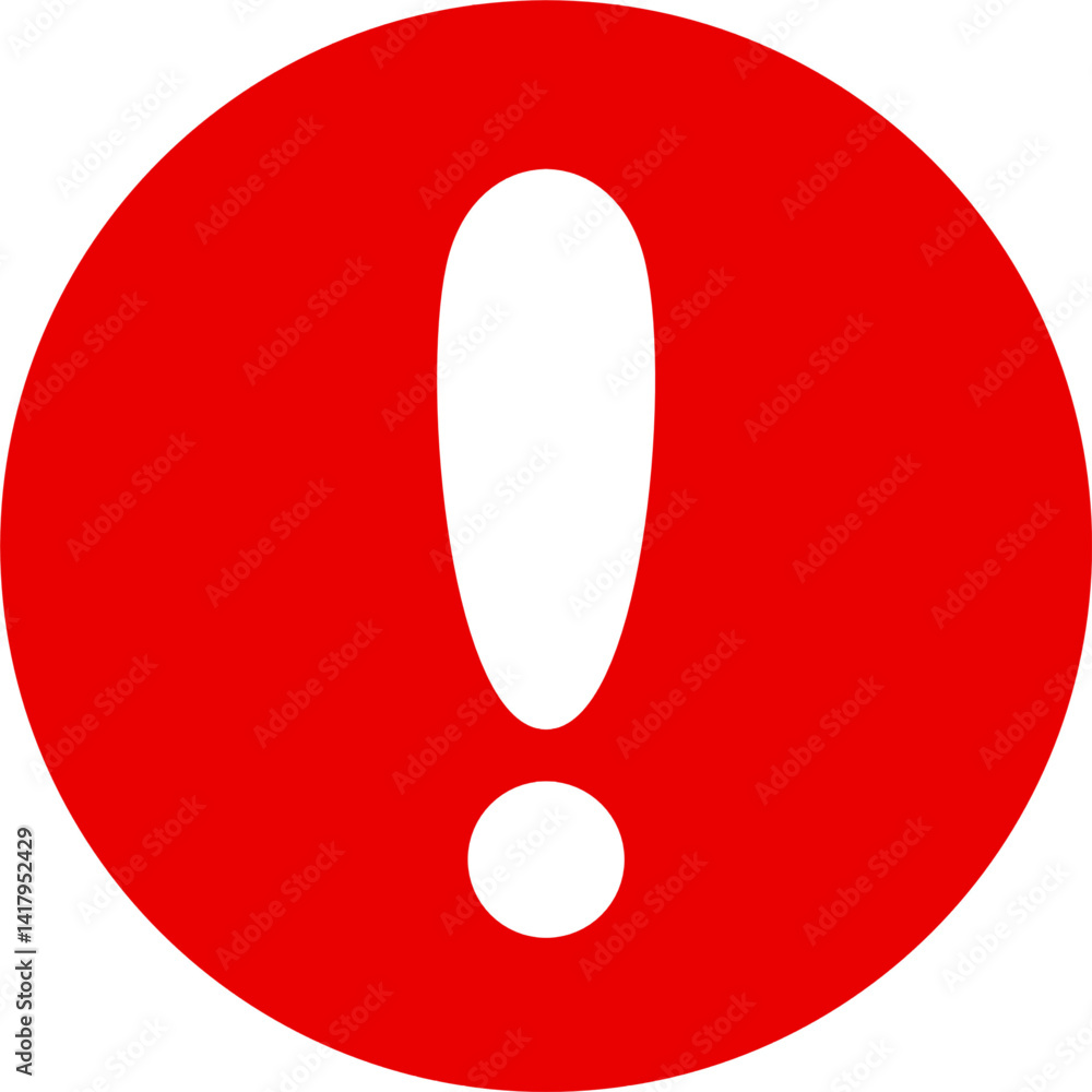 Circle Caution Sign in Red, White, and Yellow Circle Caution Sign in Red, White, and Yellow