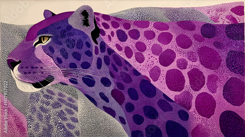 Pink leopard skin texture