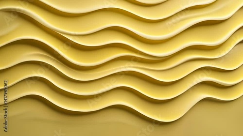 Abstract textured yellow waves