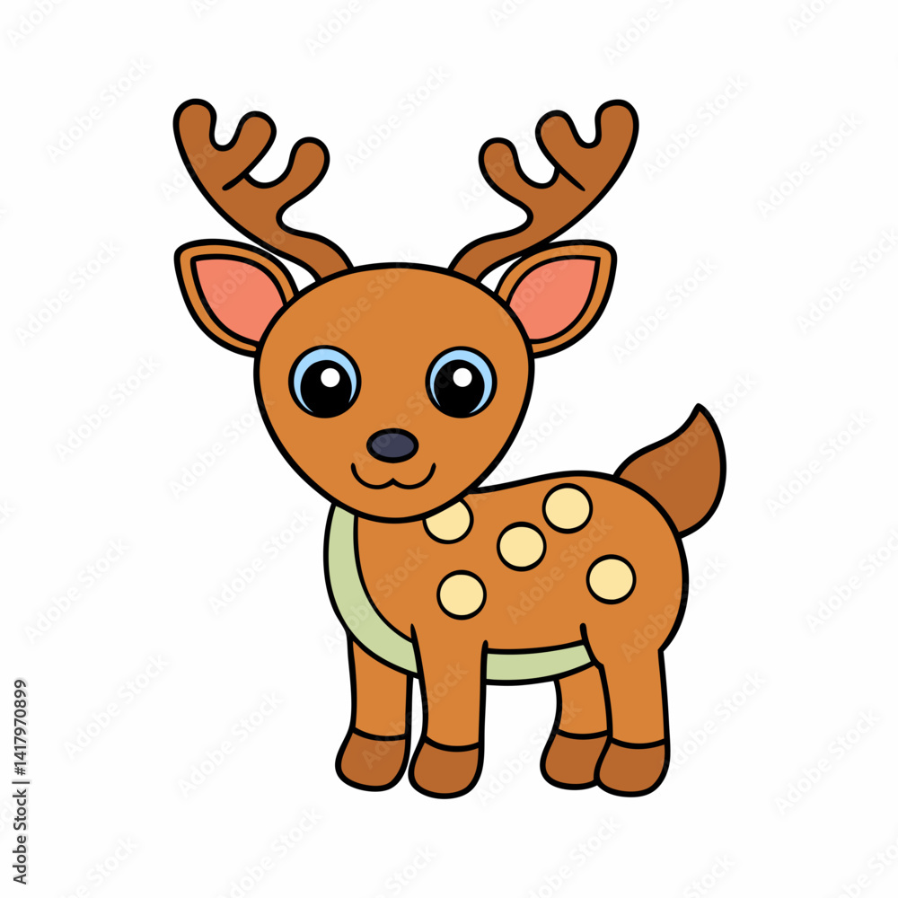 Animal reindeer silhouette vector illustrator Animal reindeer silhouette vector illustrator