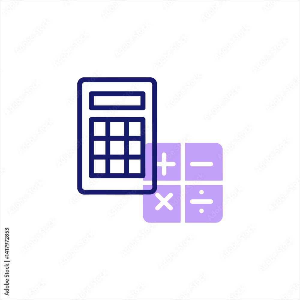 calculator icon vector illustration calculator icon vector illustration