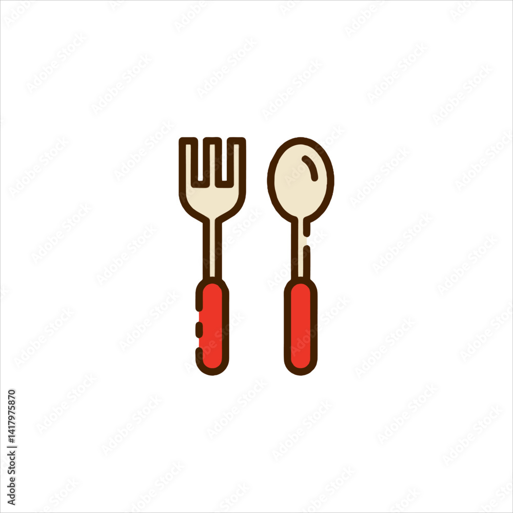 spoon and fork spoon and fork