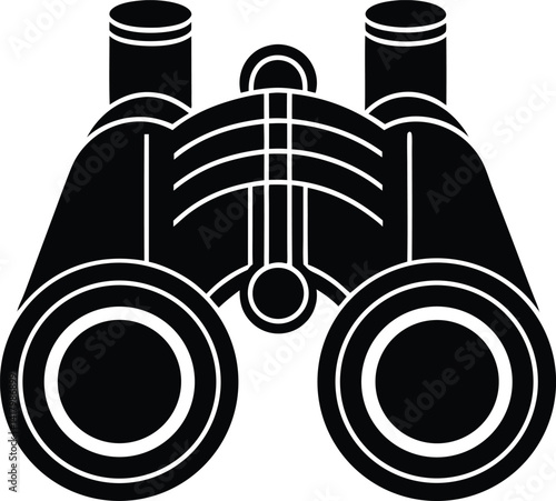 Binocular Field Glasses Silhouette Black Vector – Outdoor View