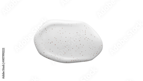 Cream swatch white body sugar scrub texture for cosmetic skincare and foam design, perfect for background use in facial cleanser, beauty product, and body care concepts.