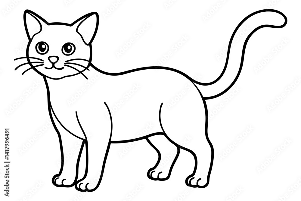 vector illustration of a cat vector illustration of a cat